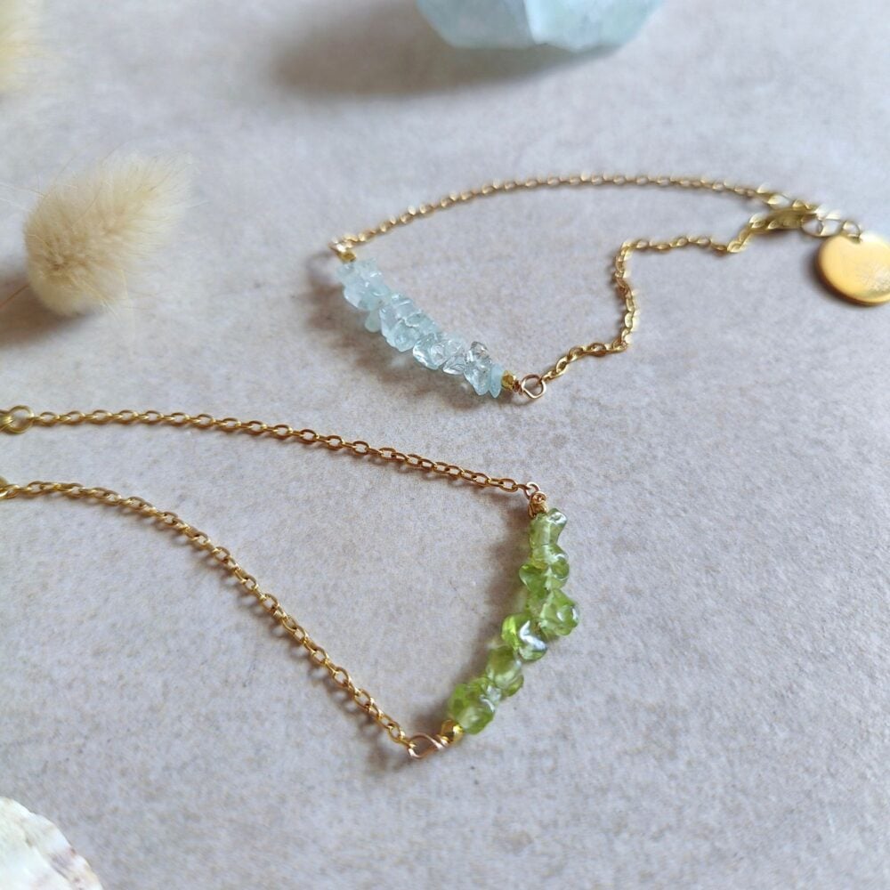 STUDIO-NAIONA-COMPASSION & GRACE Armband, gold, Peridot, Aquamarin, Titelbild