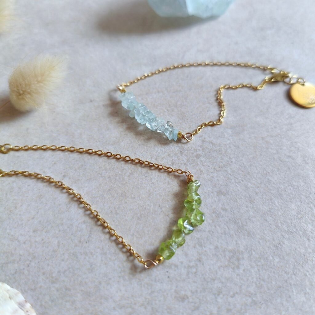 STUDIO-NAIONA-COMPASSION & GRACE Armband, gold, Peridot, Aquamarin, Titelbild