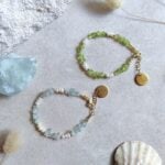 STUDIO NAIONA OCEAN HEART Armband, gold, Peridot & Aquamarin, Titelbild