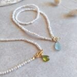 STUDIO NAIONA OCEAN SOUL Kette, Titelbild, Peridot & Aquamarin, gold
