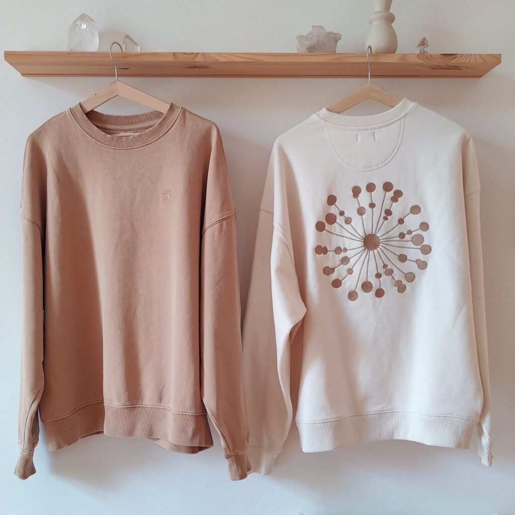 STUDIO-NAIONA-WEAR-FEEL-HOME-Sweater_Titelbild, Cream & Soft Caramel